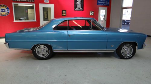 1966 Chevrolet Chevy II Nova SS......True SS....Factory Marina Blue !!, image 2