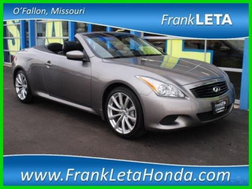 09 g37 hard top convertible leather heated seats bluetooth push start alloys