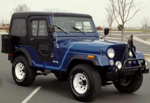 All original, 1977 cj-5, 258 inline 6 cylinder. 21,000 miles.