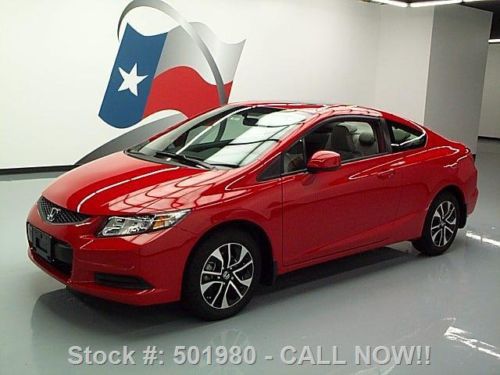 2013 honda civic ex coupe auto sunroof rearview cam 3k texas direct auto