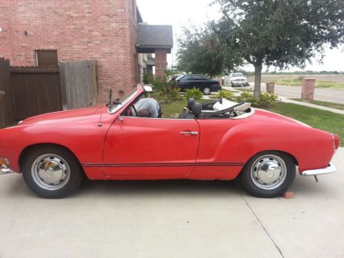 1970 volkswagen karmann ghia convertible