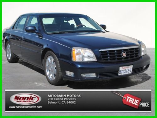 2005 cadillac dts v8 32v adult owned california car onstar bose leather blue gre