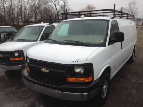 2008 chevrolet express 1 ton extended  duramax diesel, 1 owner fleet maint&#039;dinoh