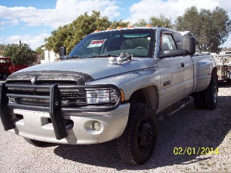 2002 dodge ram 3500 diesel dually silver 4wd