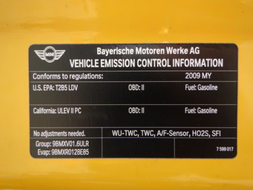 2009 MINI COOPER CLUBMAN REPAIRABLE DAMAGE REBUILDABE SALVAGE TITLE, US $7,500.00, image 55