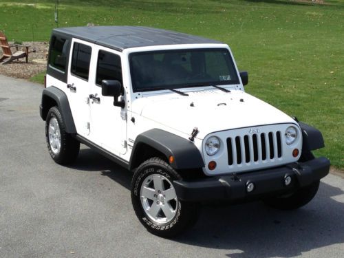 2013 jeep wrangler unlimited 4-door 4wd hardtop automatic rubicon rock rails