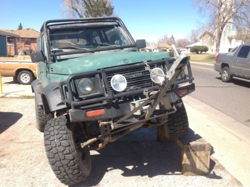 Suzuki samurai 4x4 4wd rock crawler mud trail rig jeep 1.3l js lift winch bump