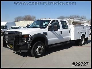 F550 9&#039; omaha service body utility dually bumper guard ladder rack we finance!