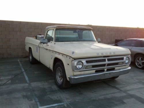 1970 dodge pickup d200 camper special