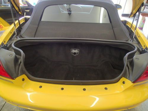 2005 Dodge Viper SRT-10, Yellow, convertible, V10, sports car,, image 7