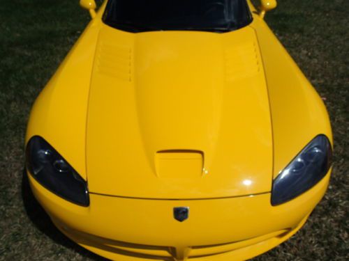 2005 Dodge Viper SRT-10, Yellow, convertible, V10, sports car,, image 11
