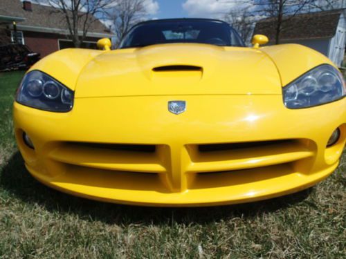 2005 Dodge Viper SRT-10, Yellow, convertible, V10, sports car,, image 12