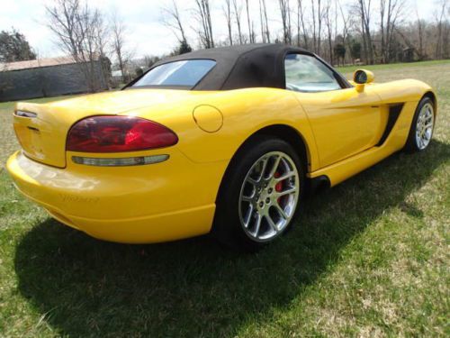 2005 Dodge Viper SRT-10, Yellow, convertible, V10, sports car,, image 14