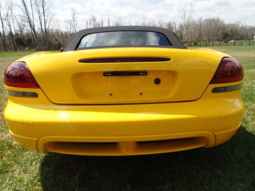 2005 Dodge Viper SRT-10, Yellow, convertible, V10, sports car,, image 15
