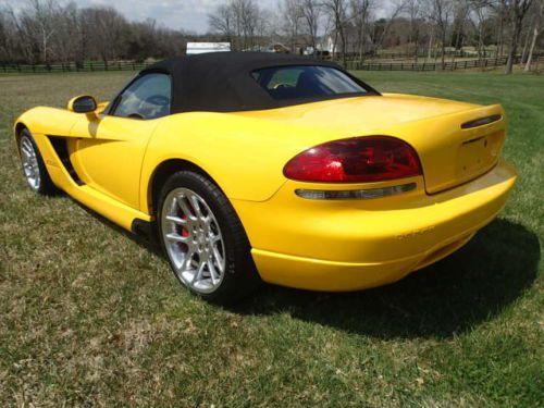 2005 Dodge Viper SRT-10, Yellow, convertible, V10, sports car,, image 16