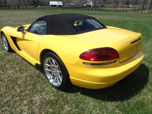 2005 Dodge Viper SRT-10, Yellow, convertible, V10, sports car,, image 18