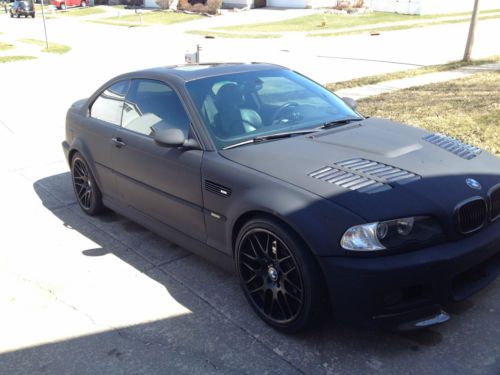 2003 bmw m3 matte paint carbon csl 19&#034; wheels nice! maintained