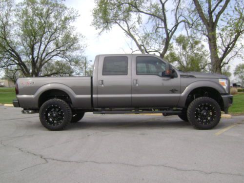 2014 FORD F250 LARIAT FX4 CREW CAB 4" LIFT NAVIGATION SUNROOF 5th WHEEL PREP, image 5