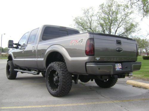 2014 FORD F250 LARIAT FX4 CREW CAB 4" LIFT NAVIGATION SUNROOF 5th WHEEL PREP, image 12