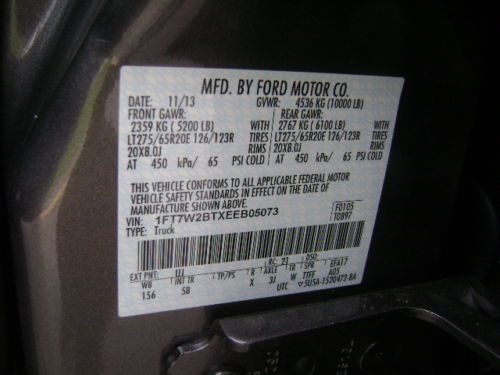 2014 FORD F250 LARIAT FX4 CREW CAB 4" LIFT NAVIGATION SUNROOF 5th WHEEL PREP, image 54