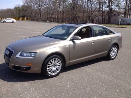 2005 audi a6 4.2 quattro 335hp v8 rare peanut butter interior loaded no reserve!