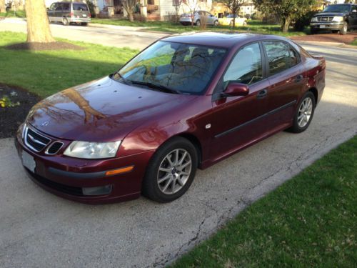 2003 saab 9-3 arc sedan 4-door 2.0l rare 6 speed manual trans