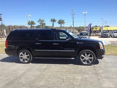 2009 cadillac escalade esv luxury - 1 owner - loaded black navigation blind spot