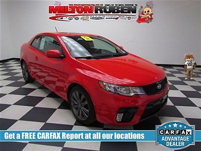 Koup sx 2012 kia forte koup coupe automatic sx low miles 2 dr automatic gasoline