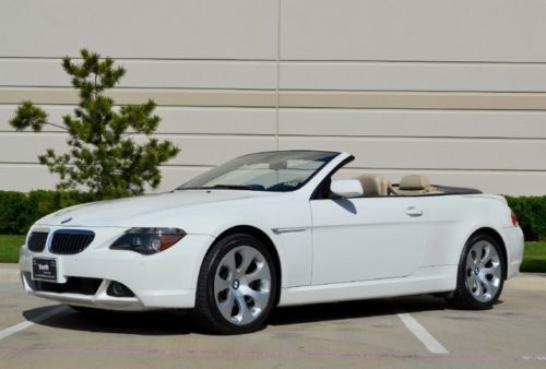 2007 bmw 650i conv, stunning, sprt pkg, loaded, 2.99% wac