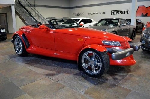 1999 plymouth prowler red /black 7k miles mint must see!!!!