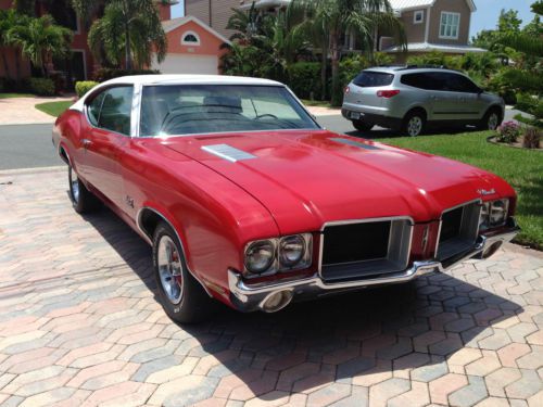 1971 olds 442, numbers-matching 455 and automatic trans, runs strong, needs work