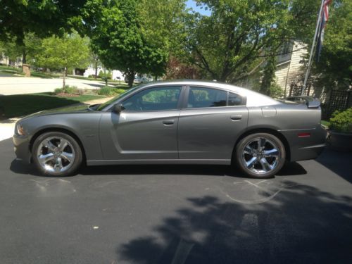 Gray 2012 dodge charger r/t  very clean and low miles