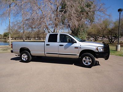 2007 ram --- diesel --- 4x4 -- manual transmission -- crew cab -- silver - offer