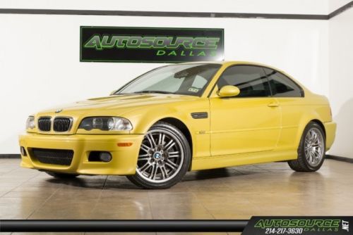 2004 bmw 3 series m3 coupe smg rare phoenix yellow