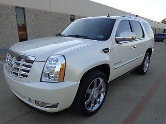 2011 cadillac escalade premium awd-white diamond-navigation-dvd-moonroof-boards