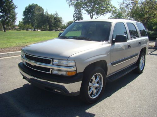 2004 chevrolet tahoe 4dr suv truck 4wd 102k mi ultra clean 20&#034; wheels free ship!