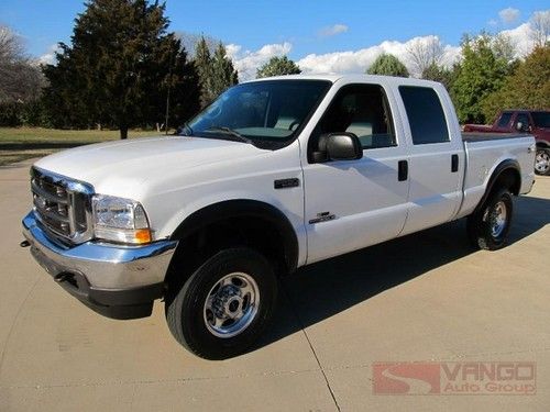 00 f250 crew 4x4 7.3l powerstroke diesel tx-owned 136k miles bedliner