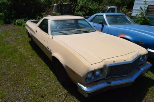 1976 ford ranchero 500 standard cab pickup 2-door 6.6l