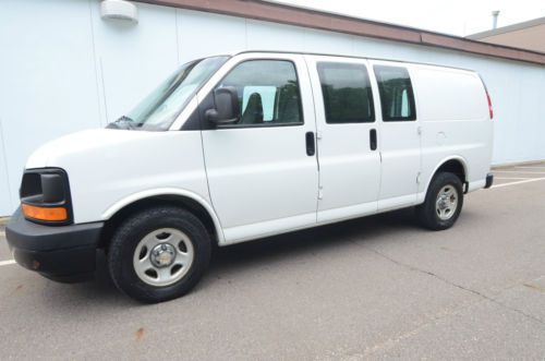 2003 work van used 5.3l v8 automatic cargo white 48k miles left hand door