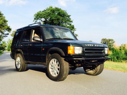 Land rover discovery 2000 green tan leather 140k miles lr3 18&#039;s w/ great tires