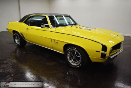 1969 chevrolet camaro ss350 4 speed x55 daytona yellow