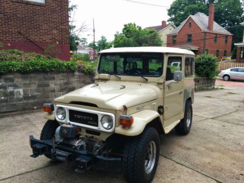 1982 fj40 / bj40 land cruiser.  rare diesel