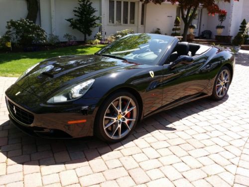 10 ferrari california black/black like new!!! must see 60 + right options!!