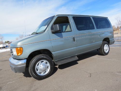 2006 ford e-350 12 passenger van xlt fleet lease company van 5.4 v8 loaded clean