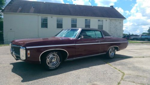 1969 chevrolet caprice 2 door big block!! tilt, power steering, no reserve! wow!