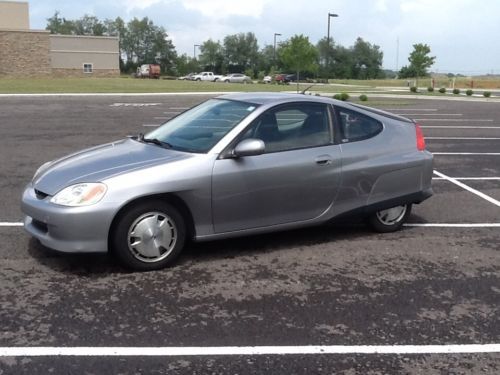 2000 honda insight, 5 spd, 54.9 mpg, cold a/c, new trans &amp; battery, no rsrv!