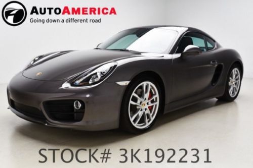 2014 porsche cayman s 2.5k low miles bluetooth one 1 owner clean carfaxo