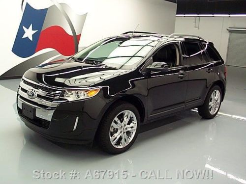 2013 ford edge sel nav rear cam htd leather 20&#039;s 15k mi texas direct auto