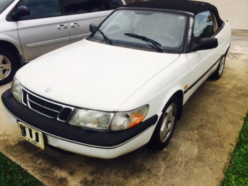 1997 saab 900s convertible clean body needs tlc runs great no reserve