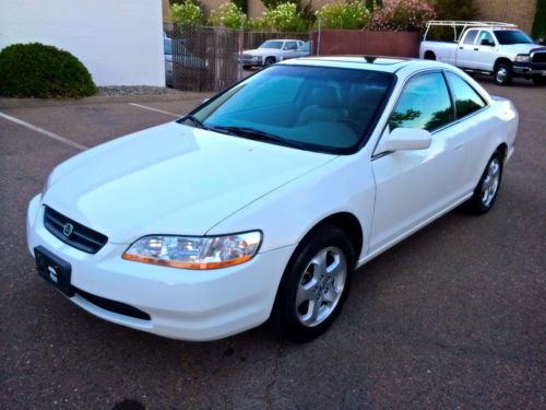 1998 honda accord ex coupe 2d v6 3.0l vtec 1-owner leather moon roof